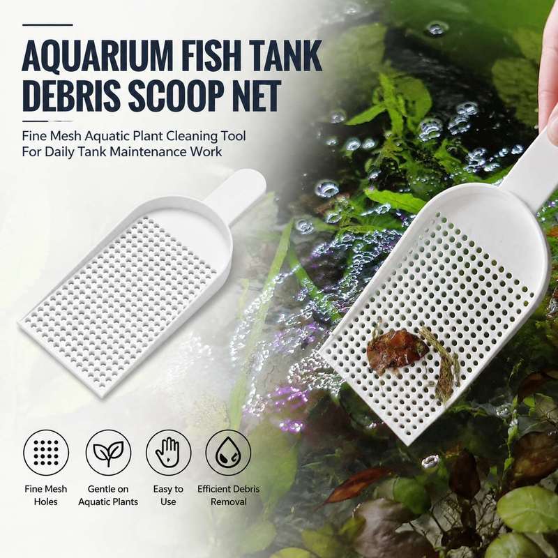 Aquarium Fish Net - Aquarium Fish Tank Debris Scoop Net