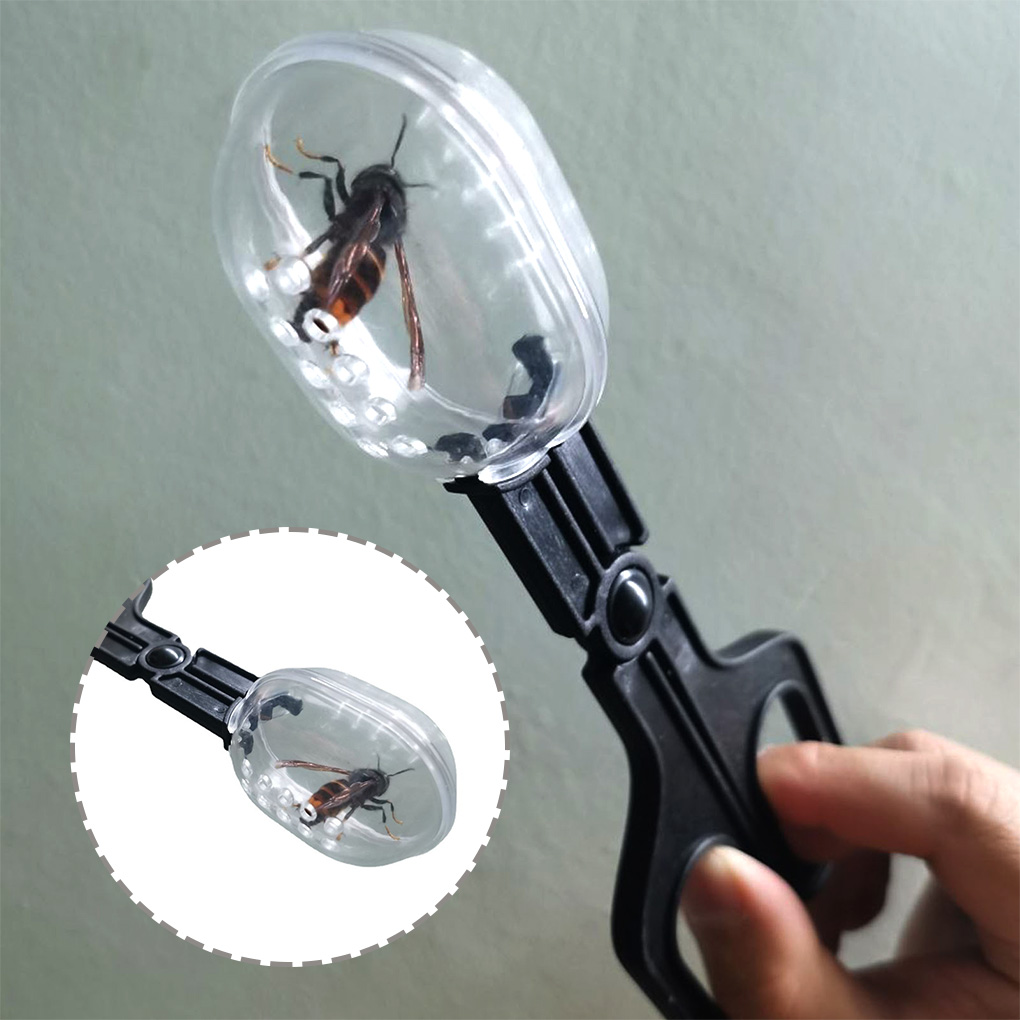Aquarium Fish Trap - Portable Transparent Insect Catcher Scissor Indoor