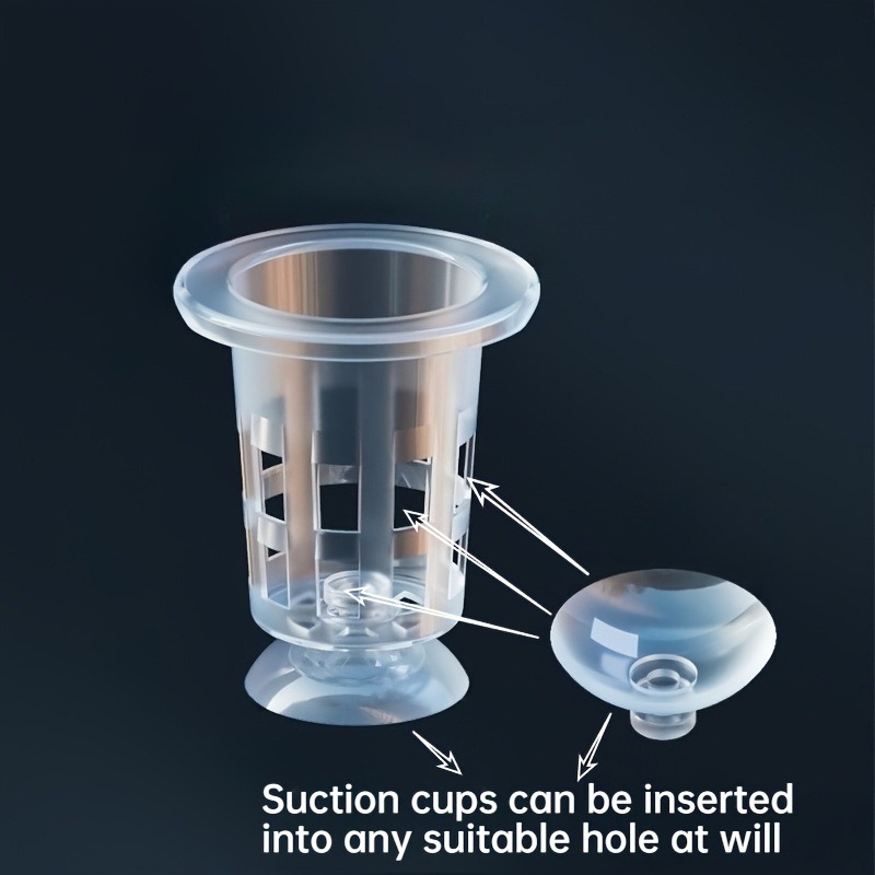 Aquarium Fish Enrichment - 10/20/30Pcs Plastic Aquarium Planting Cups For
