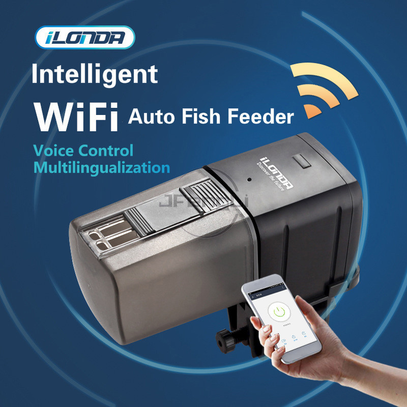 Aquarium Fish Auto Feeder - Ilonda Intelligent Wifi APP Fish Feeder