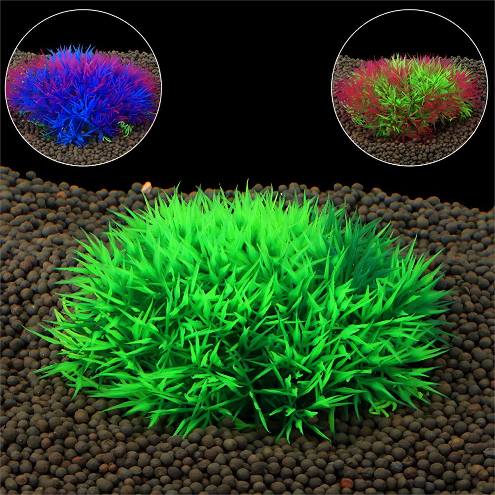 Artificial Water Grass Aquariu - Aquarium Fish Enrichment ulasan dan harga