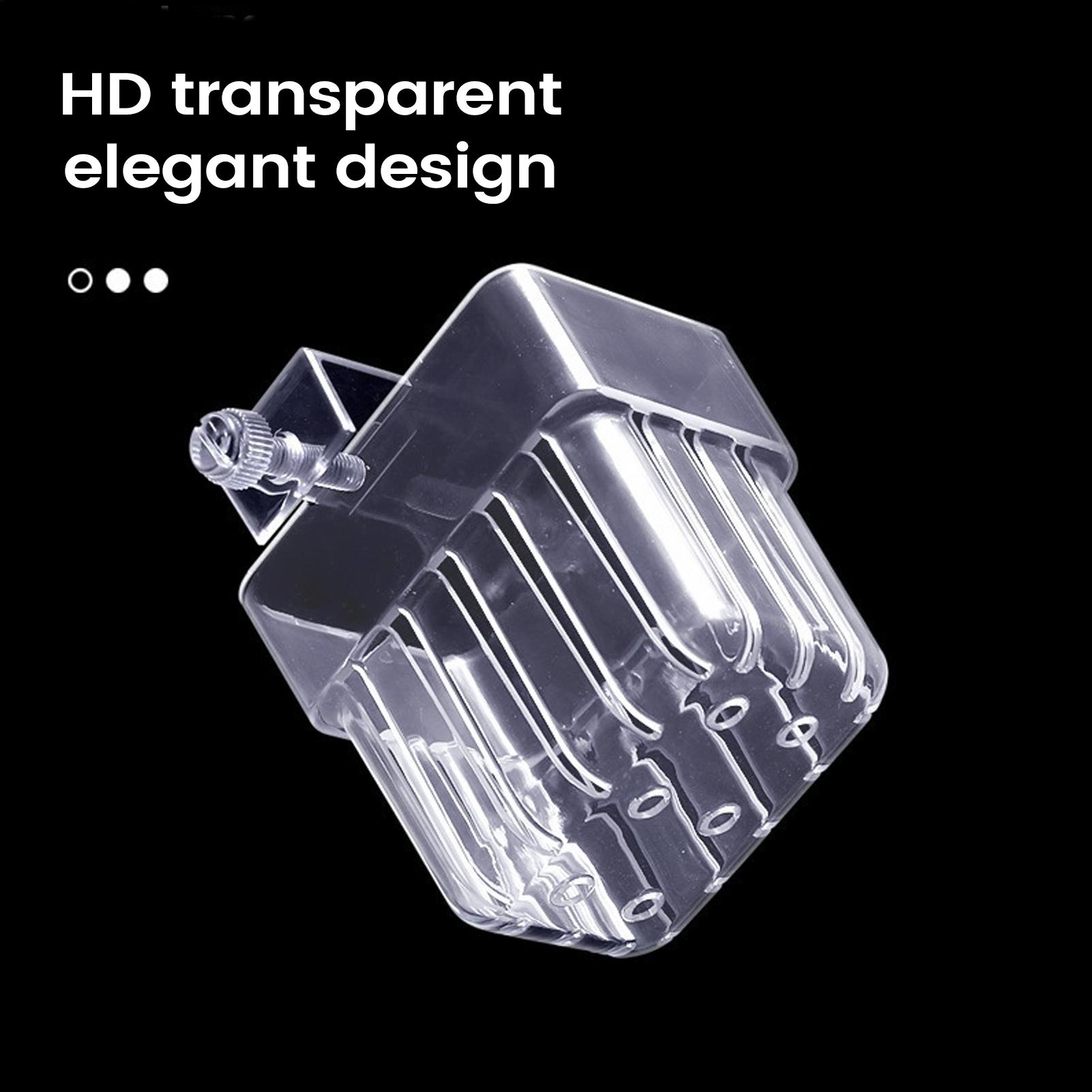Transparent Hangable Aquarium  - Aquarium Fish Enrichment ulasan dan harga
