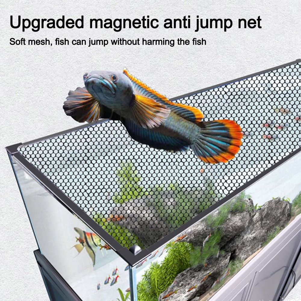 Sturdy Magnetic Fish Tank Lid  - Aquarium Fish Net ulasan dan harga