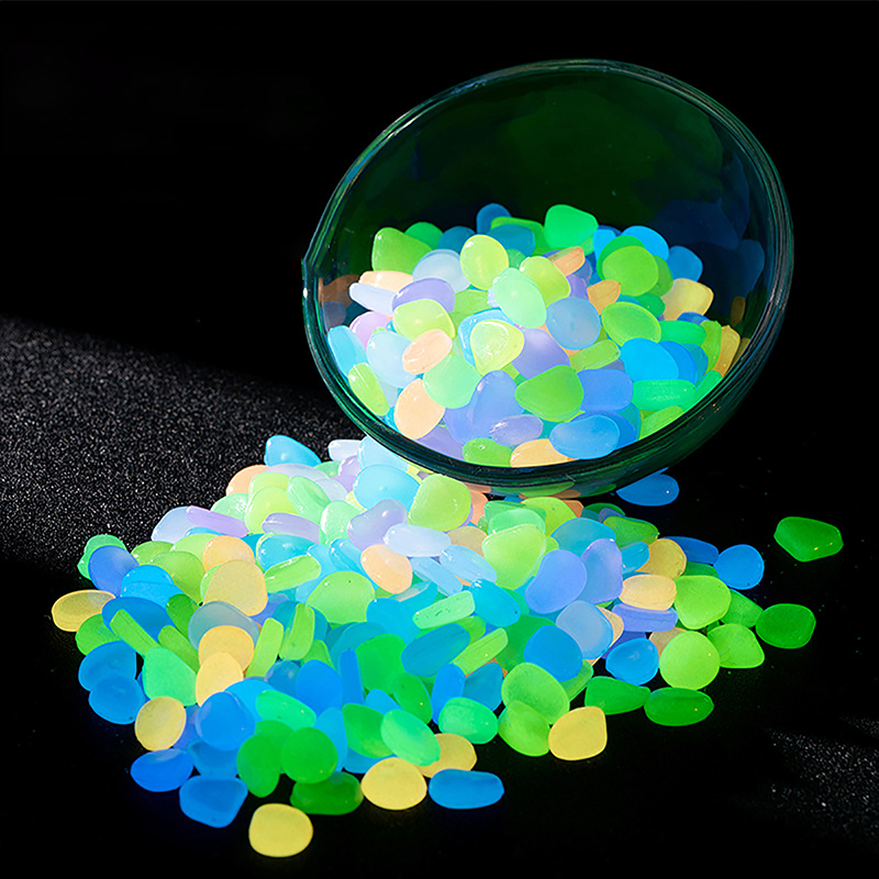 100pcs Garden Decor Luminous S - Aquarium Fish Glow In The Dark ulasan dan harga
