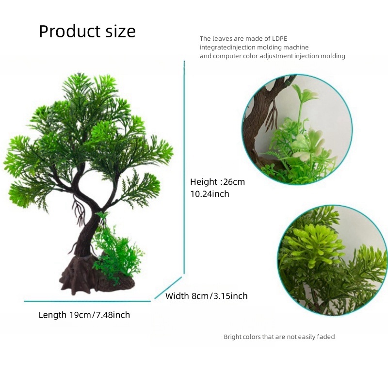 Fish Tank DIY Artificial Aquar - Aquarium Fish Enrichment ulasan dan harga