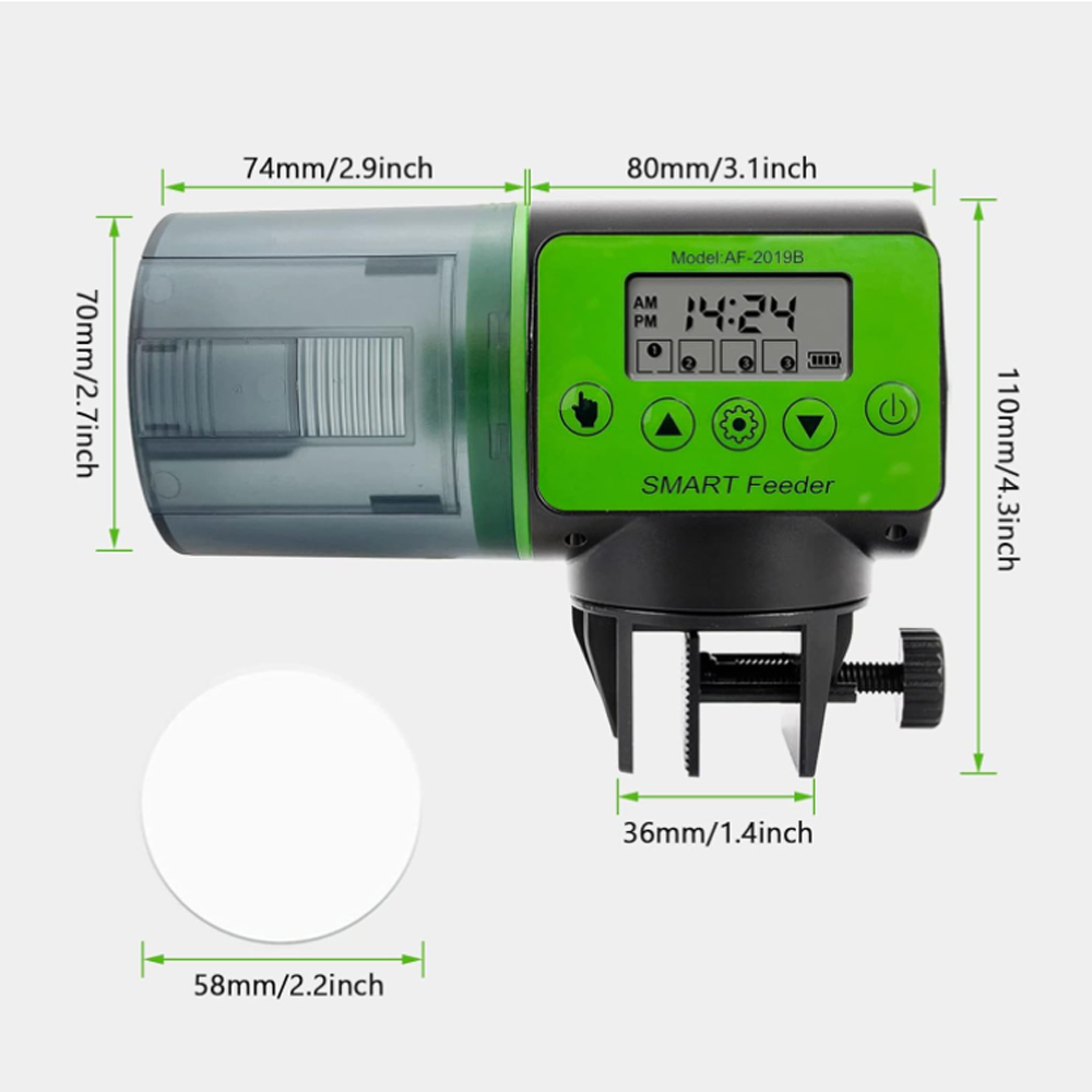 Automatic fish tank feeder int - Aquarium Fish Auto Feeder ulasan dan harga