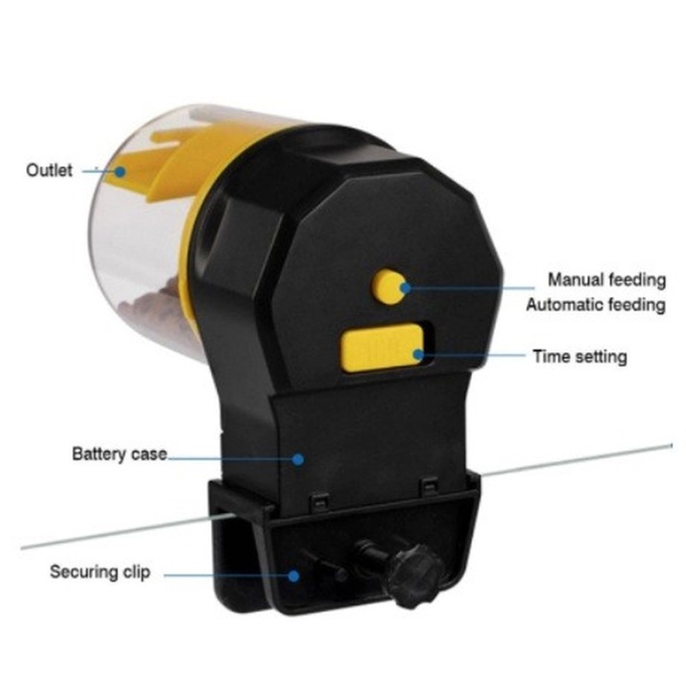 Automatic fish tank feeder int - Aquarium Fish Auto Feeder ulasan dan harga