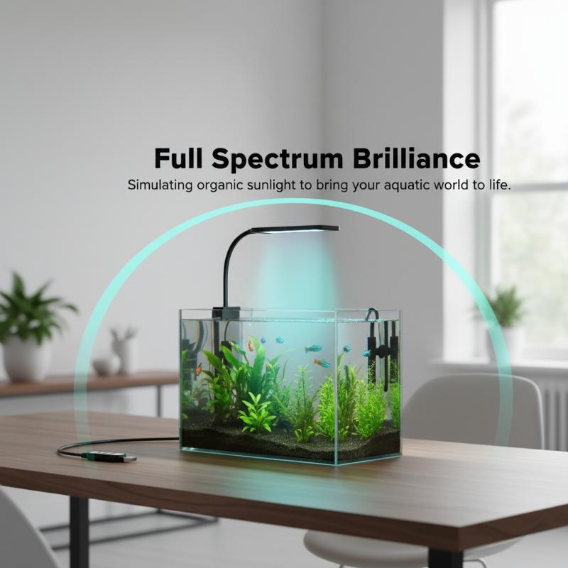 USB Aquarium Clip Light Flexib - Aquarium Fish Home ulasan dan harga