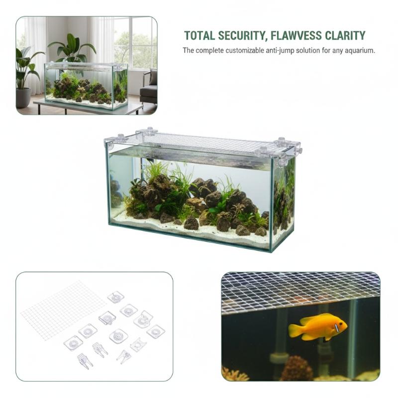 1Pcs Anti Escape Fish Tank Net - Aquarium Fish Net ulasan dan harga