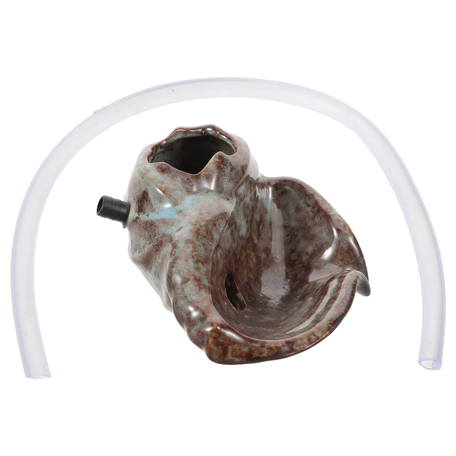 Ceramic Jar Fountain Waterfall - Aquarium Fish Home ulasan dan harga