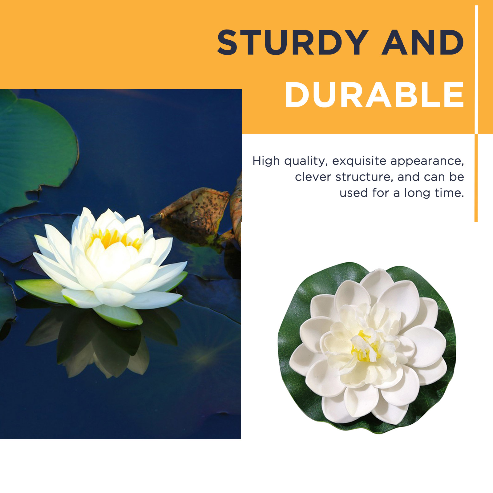 5pcs/set 10cm Artificial Lotus - Aquarium Fish Enrichment ulasan dan harga