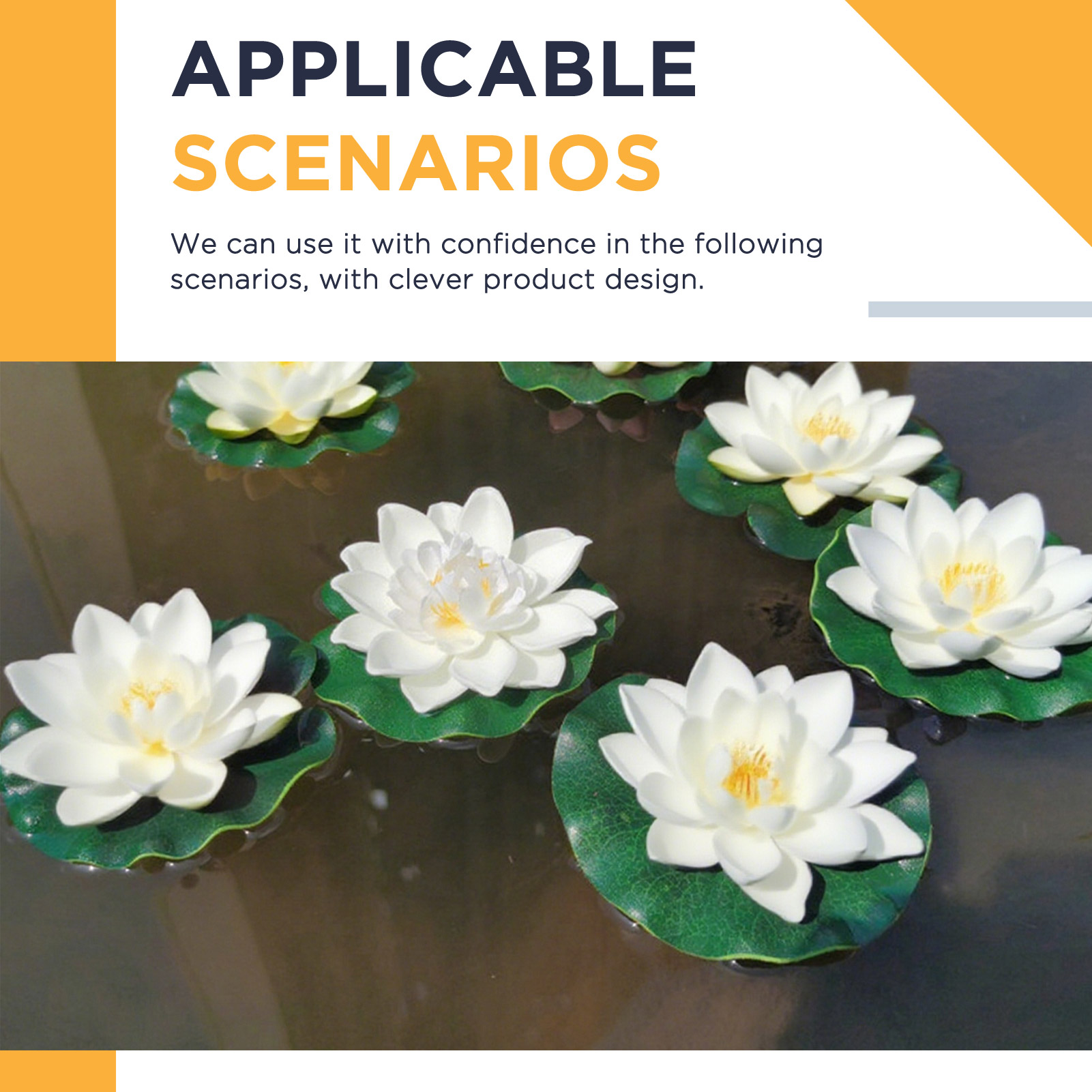 5pcs/set 10cm Artificial Lotus - Aquarium Fish Enrichment ulasan dan harga