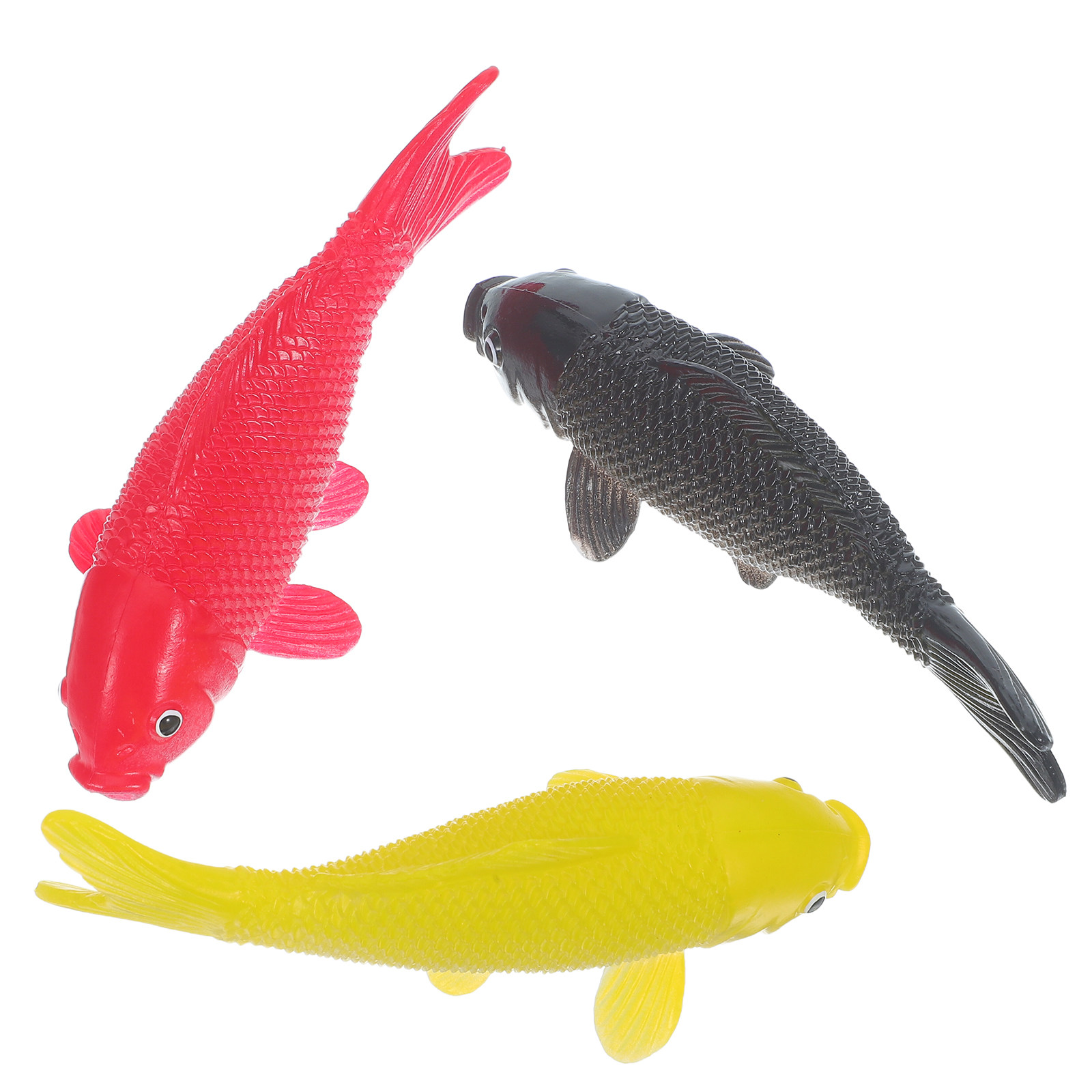 3pcs Fish Crafts Toys Realisti - Aquarium Fish Home ulasan dan harga