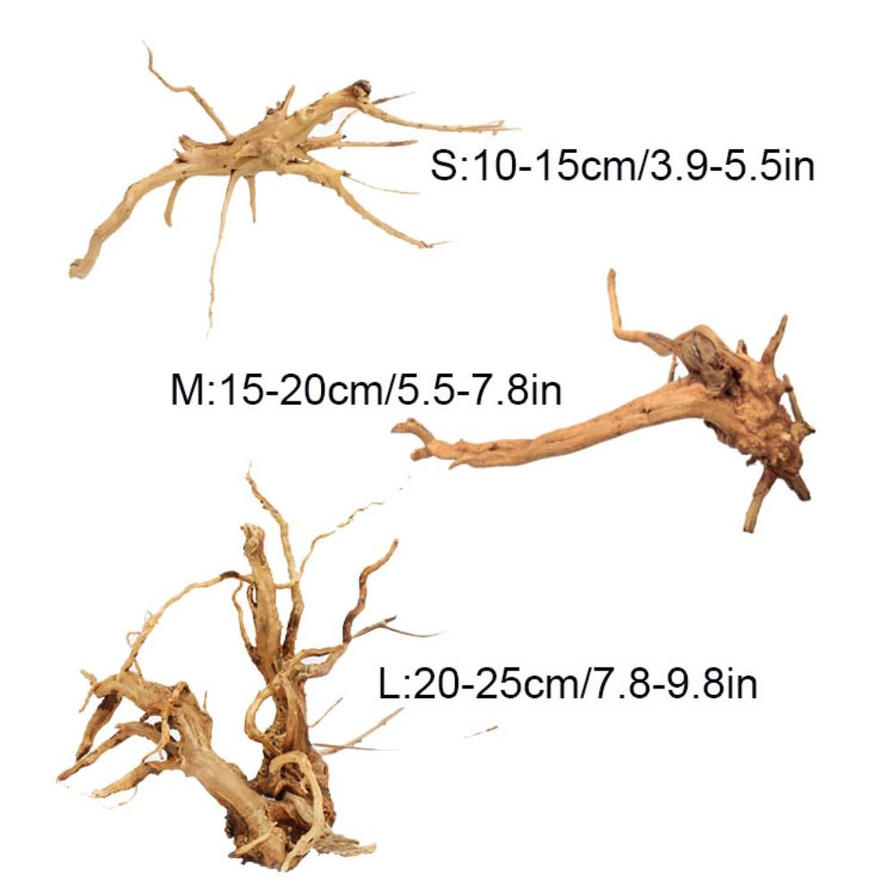 Natural Tree Trunk Aquarium De - Aquarium Fish Enrichment ulasan dan harga