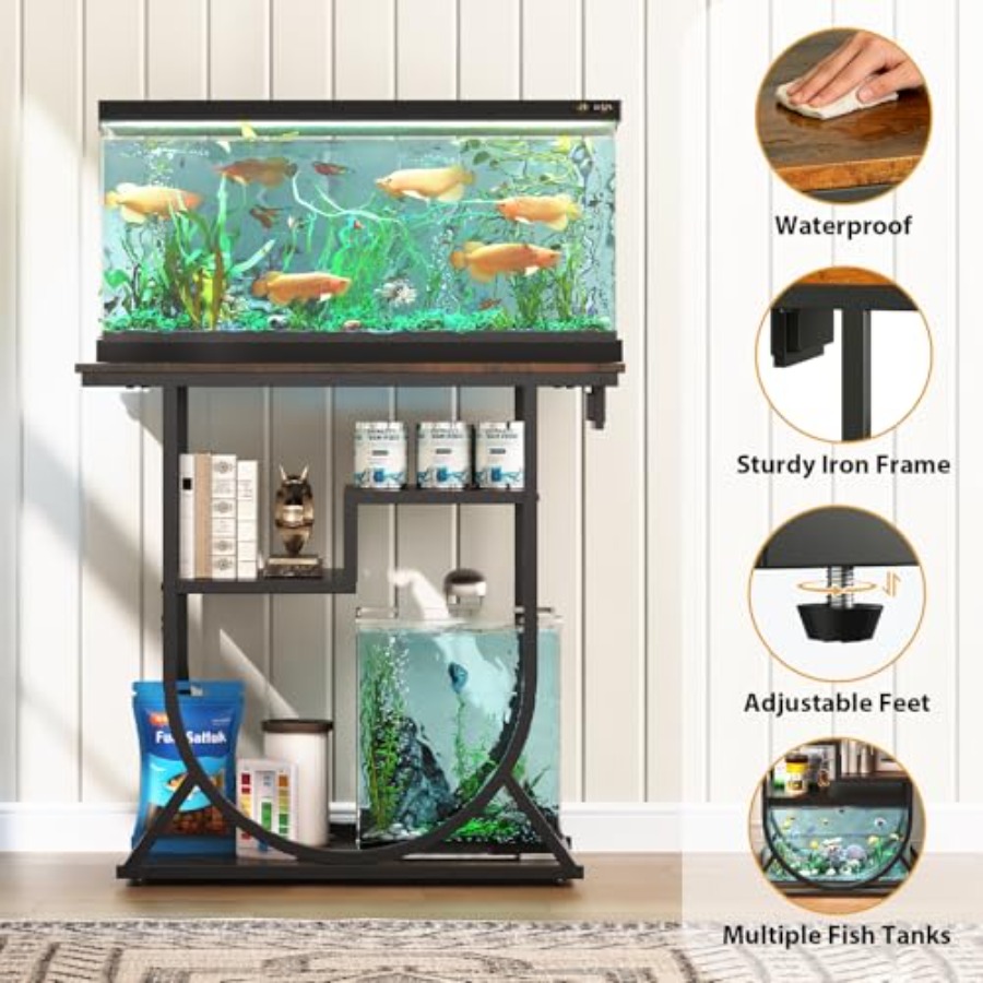Home office fish tank stand fo - Aquarium Fish Home ulasan dan harga