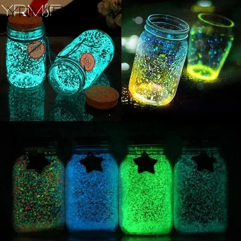 1000pcs 3-5mm Luminous Sand Gl - Aquarium Fish Glow In The Dark ulasan dan harga