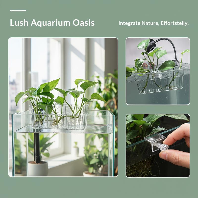 Hydroponic Plant Basket Food G - Aquarium Fish Home ulasan dan harga