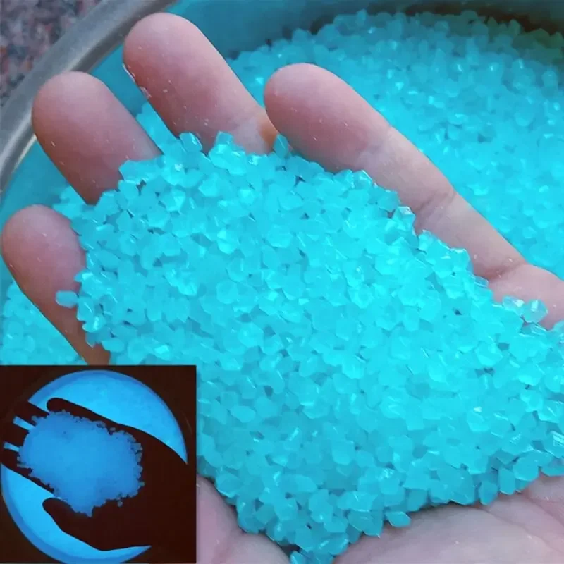 1000pcs 3-5mm Luminous Sand Gl - Aquarium Fish Glow In The Dark ulasan dan harga