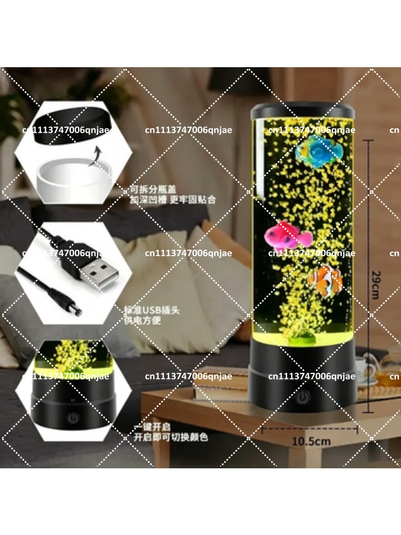 Simulation LED Electronic Fish - Aquarium Fish Light Lamp ulasan dan harga