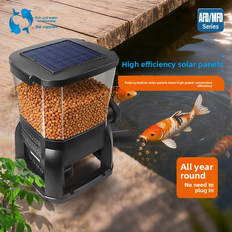 jebao solar koi pond outdoor f - Aquarium Fish Auto Feeder ulasan dan harga