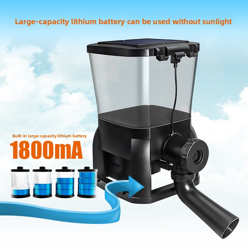 jebao solar koi pond outdoor f - Aquarium Fish Auto Feeder ulasan dan harga