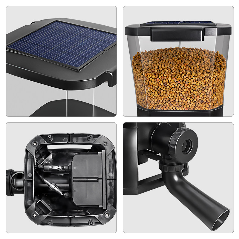 jebao solar koi pond outdoor f - Aquarium Fish Auto Feeder ulasan dan harga