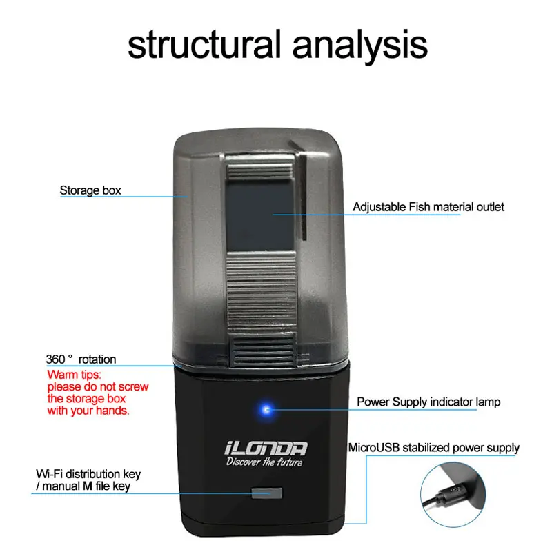 ilonda Automatic Aquarium fish - Aquarium Fish Feeder ulasan dan harga