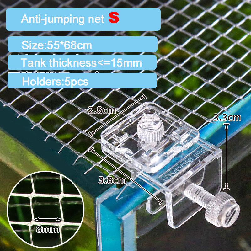 Anti Jump Net Fresh Seawater F - Aquarium Fish Net ulasan dan harga