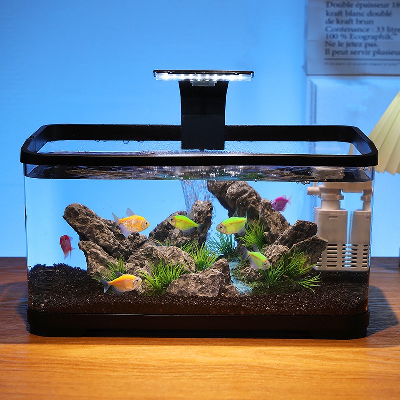 Desktop fish tank circulating  - Aquarium Fish Home ulasan dan harga