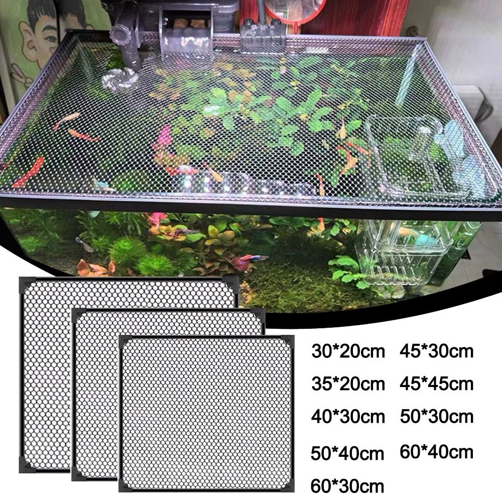 Durable Magnetic Fish Tank Lid - Aquarium Fish Net ulasan dan harga