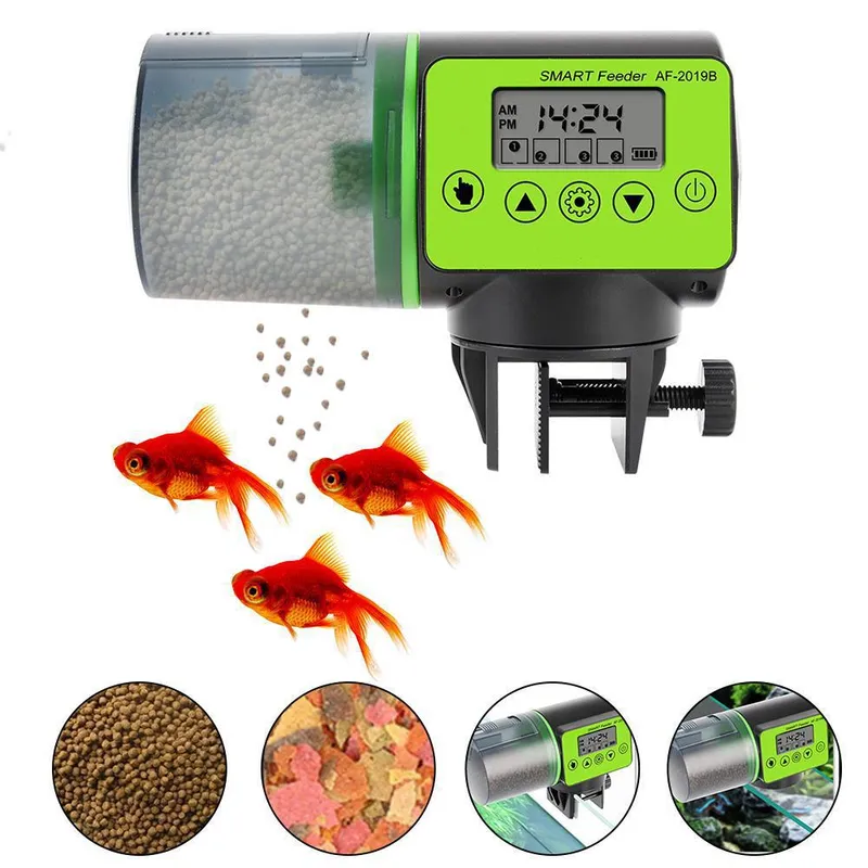 for Fish Tank Automatic Feeder - Aquarium Fish Auto Feeder ulasan dan harga