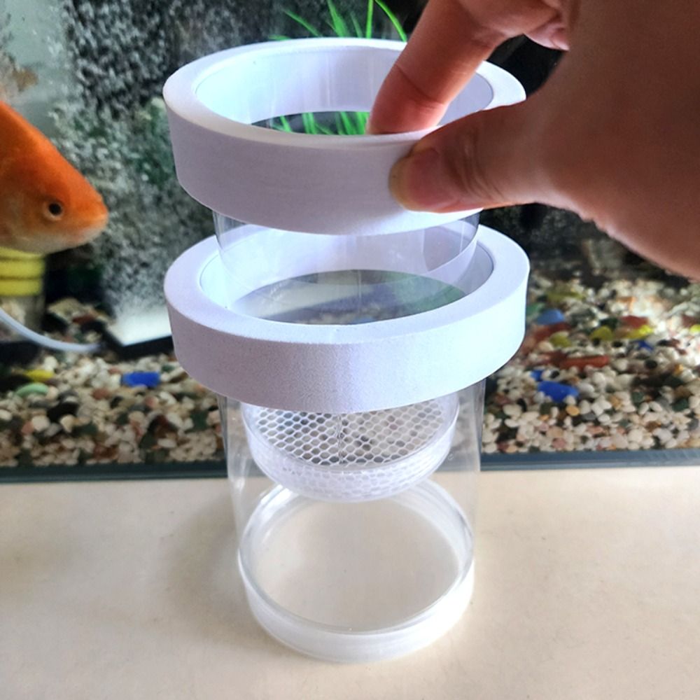 Plastic Floating Fish Breeding - Aquarium Fish Feeder ulasan dan harga