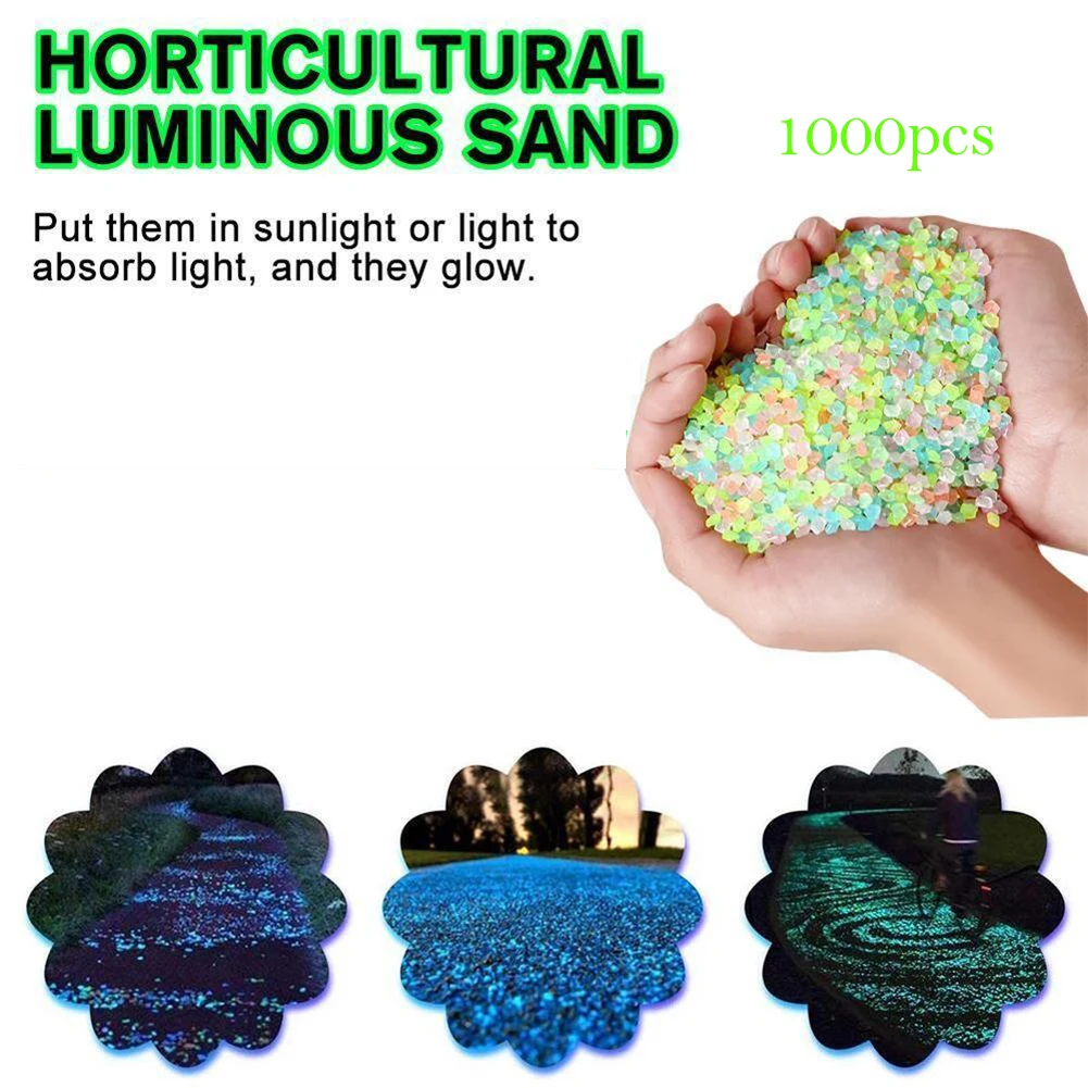 2000Pcs 3-5mm Luminous Sand Gl - Aquarium Fish Home ulasan dan harga
