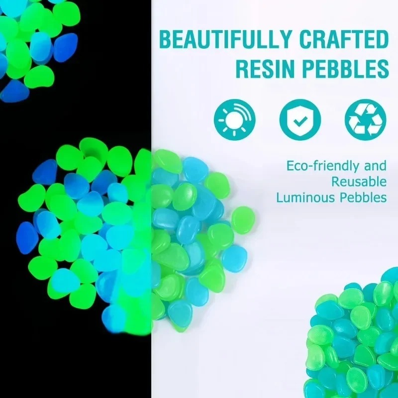 100-1000pcs Outdoor Luminous S - Aquarium Fish Glow In The Dark ulasan dan harga