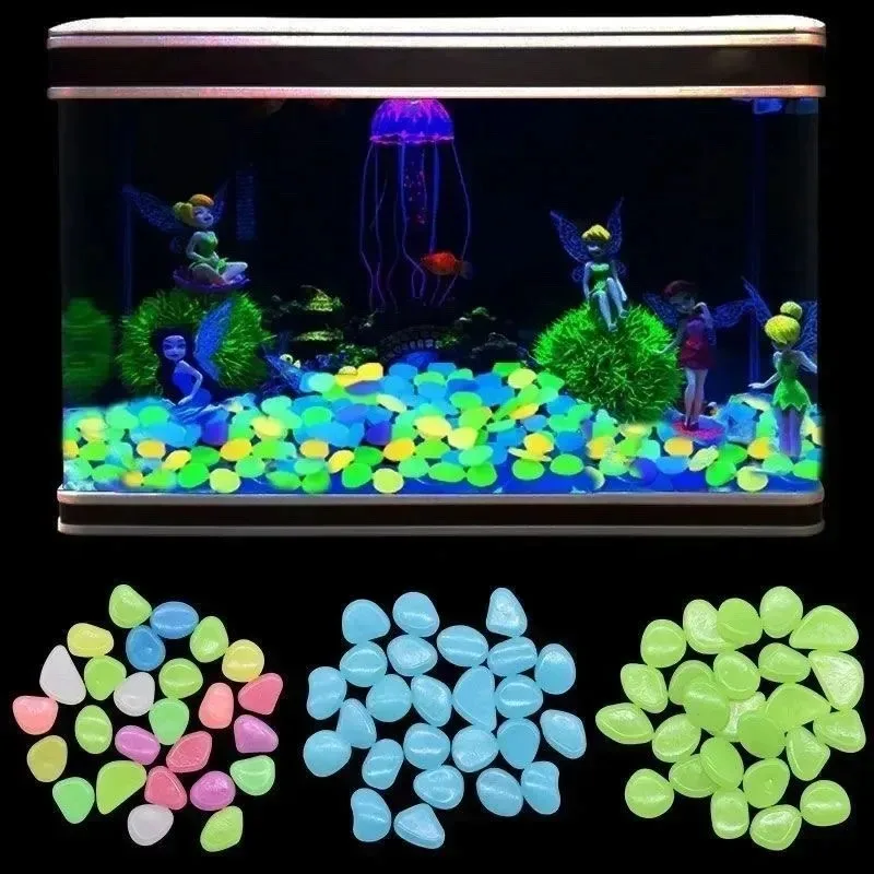 100-1000pcs Outdoor Luminous S - Aquarium Fish Glow In The Dark ulasan dan harga