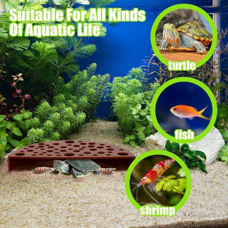 New Aquarium Hidden Cave Shelt - Aquarium Fish Home ulasan dan harga