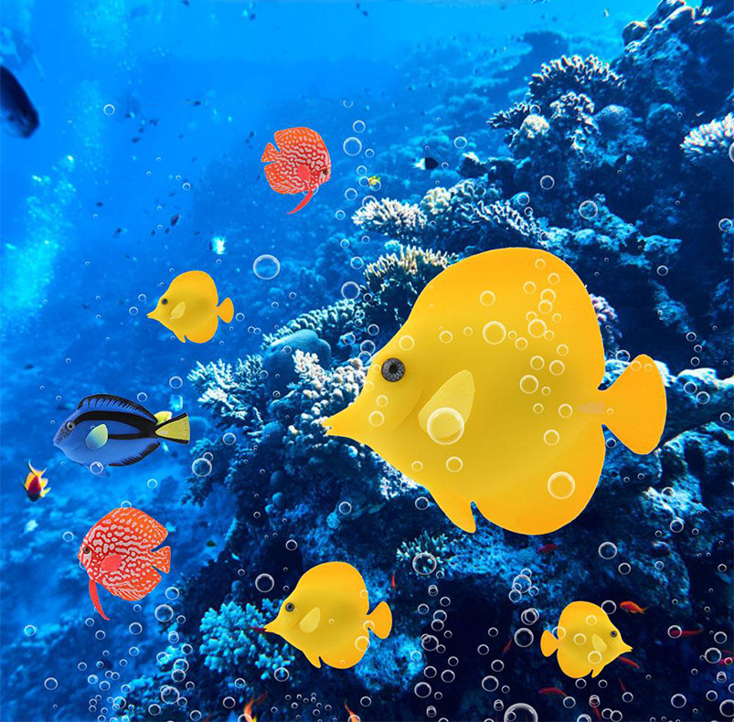Glow in the Dark Luminous Sili - Aquarium Fish Glow In The Dark ulasan dan harga