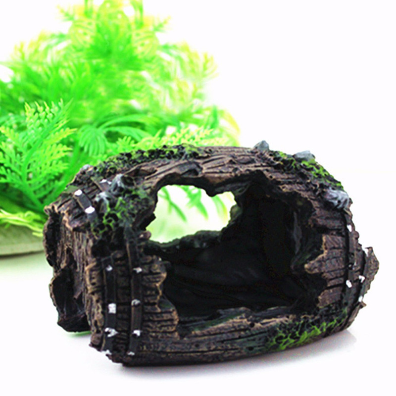 Aquarium Artificial Barrel Cav - Aquarium Fish Enrichment ulasan dan harga