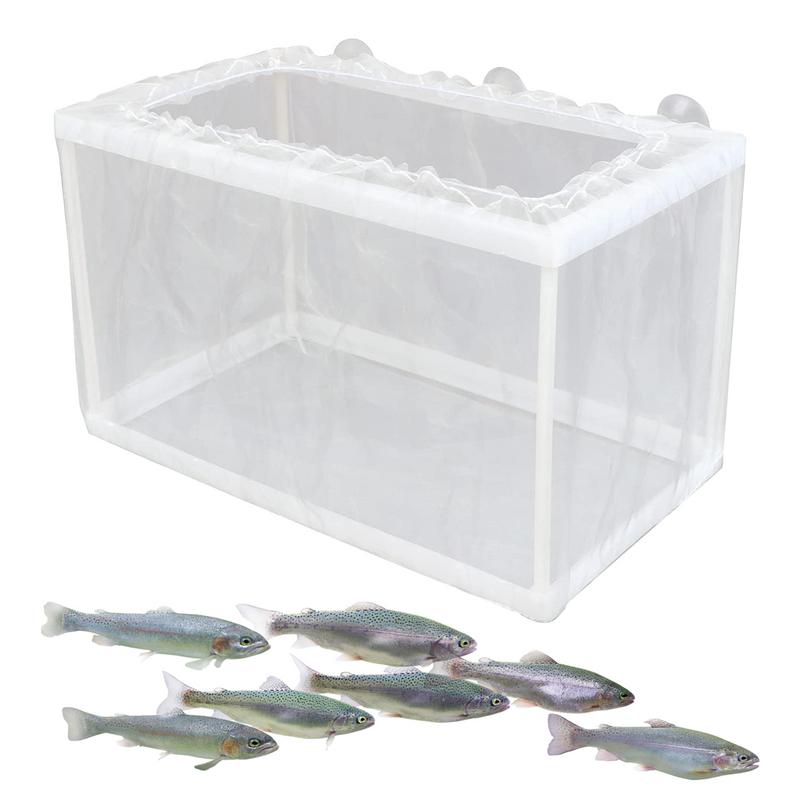 Fish Breeder Box with Suction, - Aquarium Fish Net ulasan dan harga