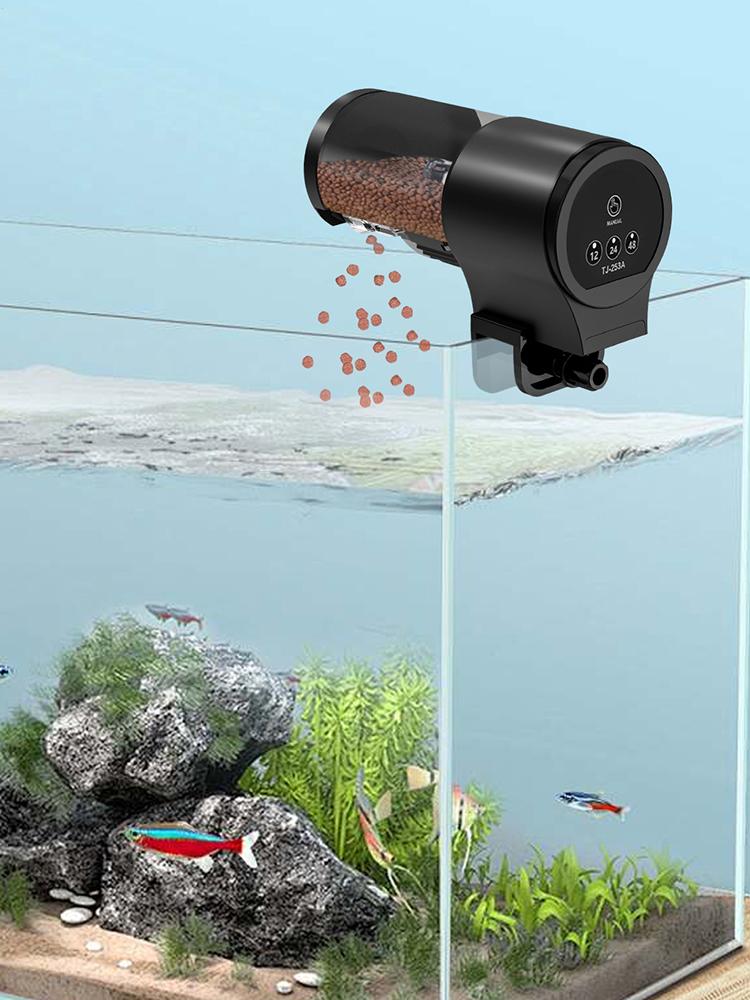 Fish Feeder Automatic 100ml Ca - Aquarium Fish Auto Feeder ulasan dan harga