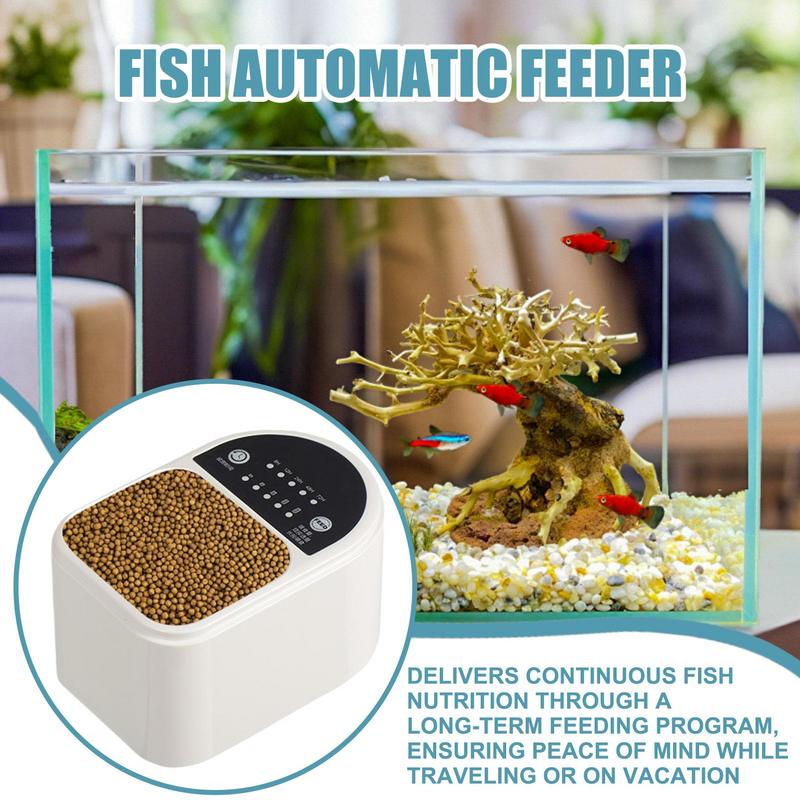 Automatic Fish Feeder For Aqua - Aquarium Fish Auto Feeder ulasan dan harga