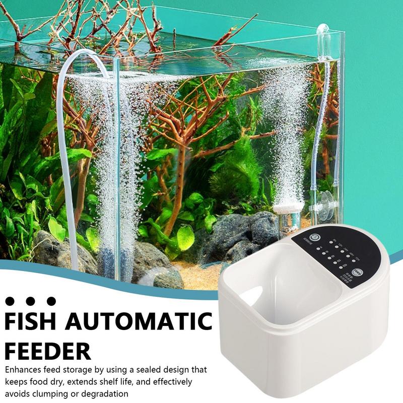Automatic Fish Feeder For Aqua - Aquarium Fish Auto Feeder ulasan dan harga