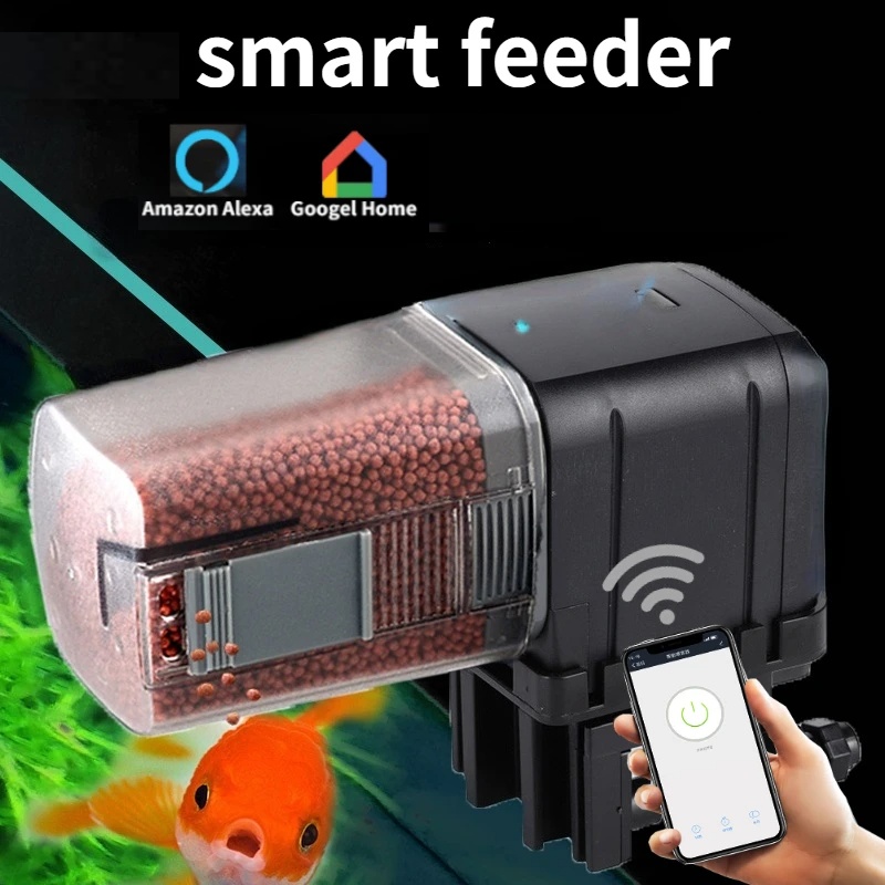WiFi Fish Feeder Automatic Fis - Aquarium Fish Auto Feeder ulasan dan harga