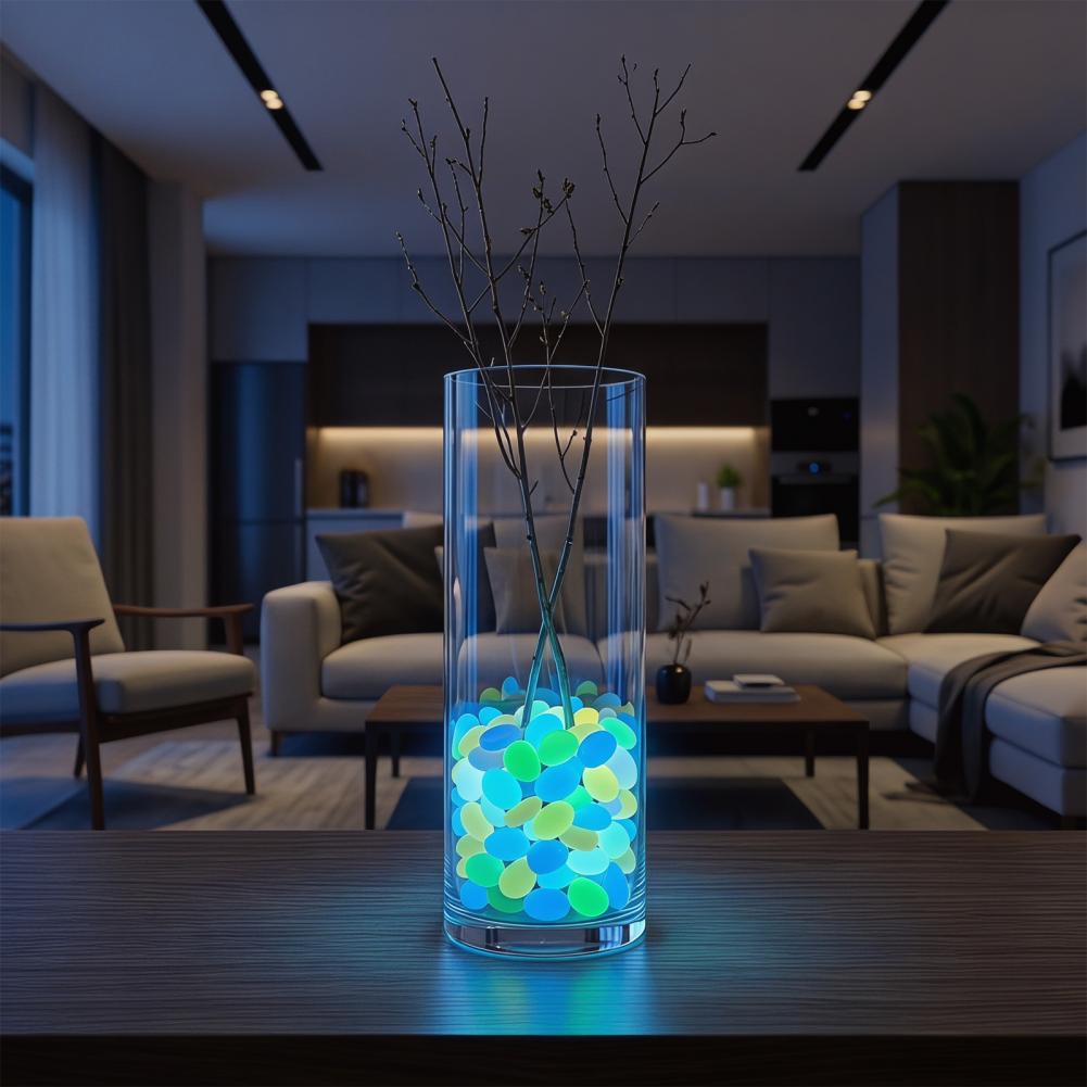 Glow Garden Stones Outdoor Fis - Aquarium Fish Glow In The Dark ulasan dan harga