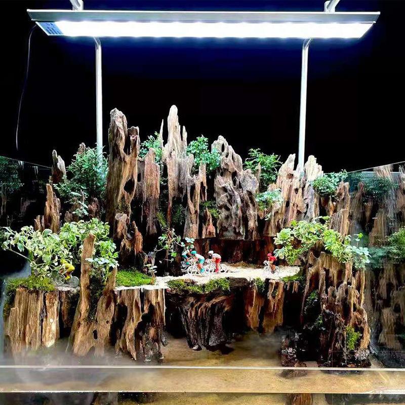 △ Shrimp Wood Aquarium Decor,  - Aquarium Fish Enrichment ulasan dan harga