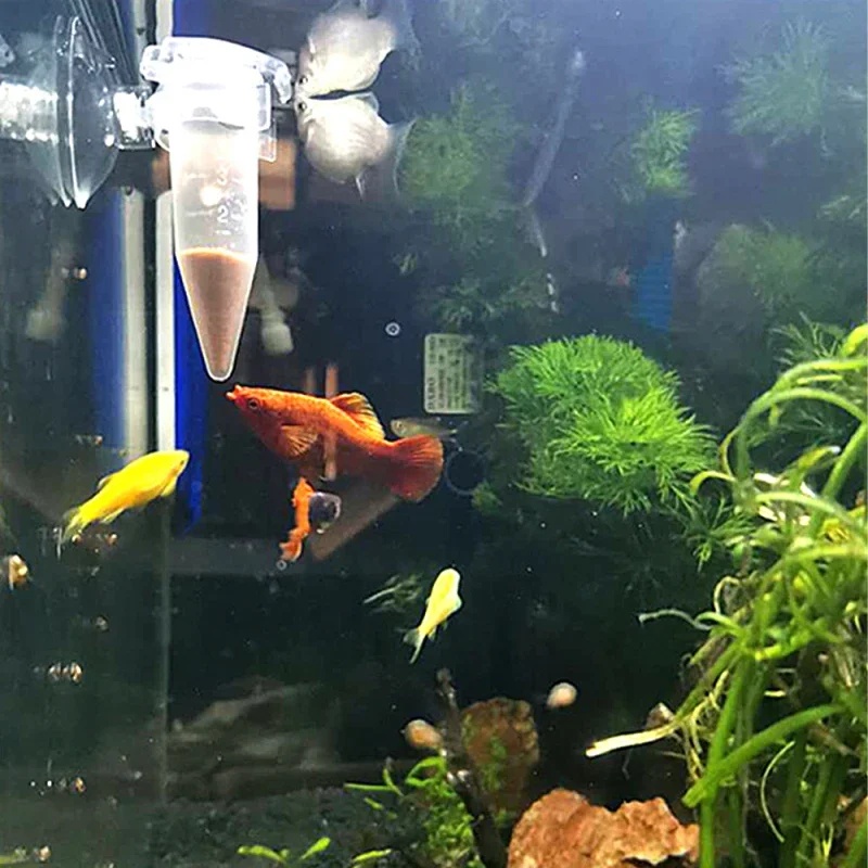 Automatic Fish Feeder Cone Shr - Aquarium Fish Auto Feeder ulasan dan harga
